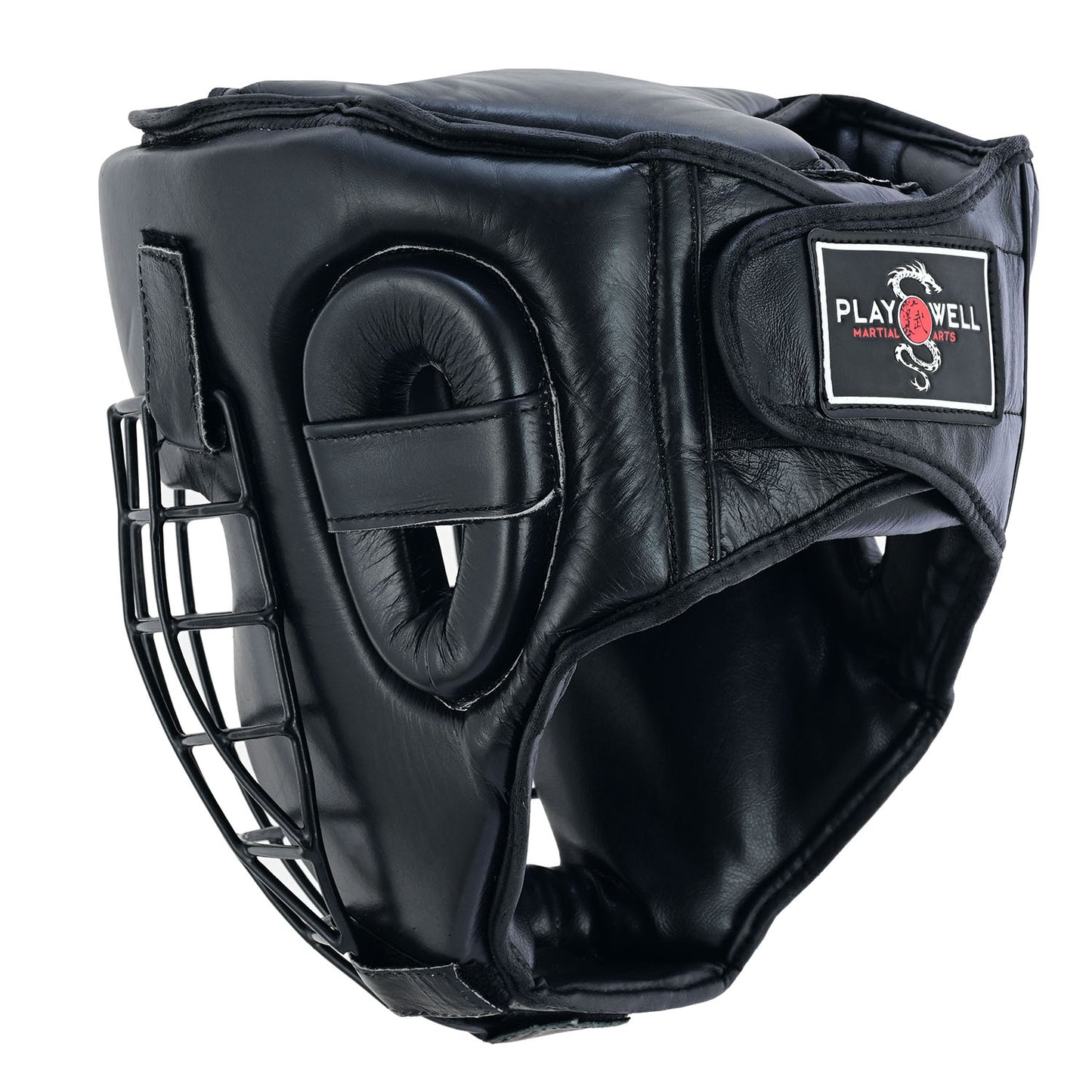 Full Contact Leather Light Weight Escrima Helmet