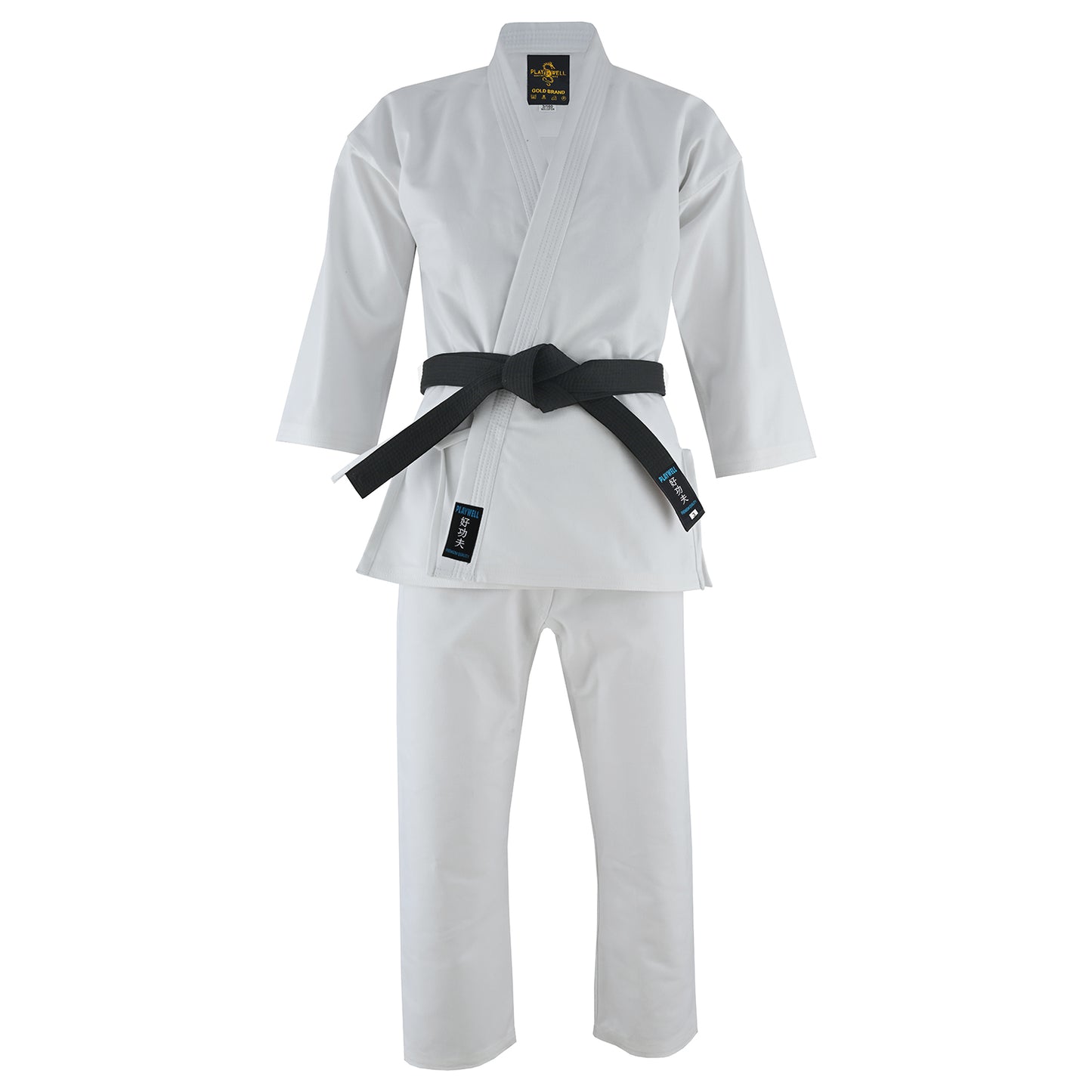 Karate 16oz Gold Brand Heavyweight Suit - White