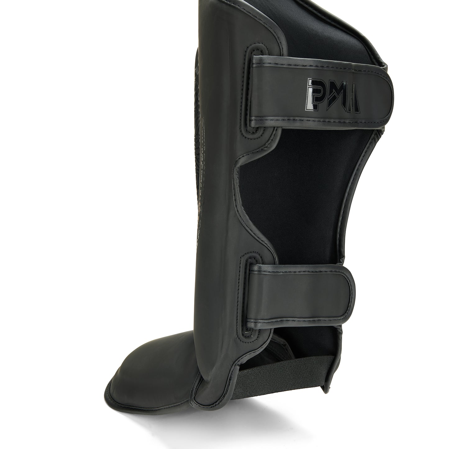 Childrens Muay Thai Twin Tiger Shin Instep Guards - Black