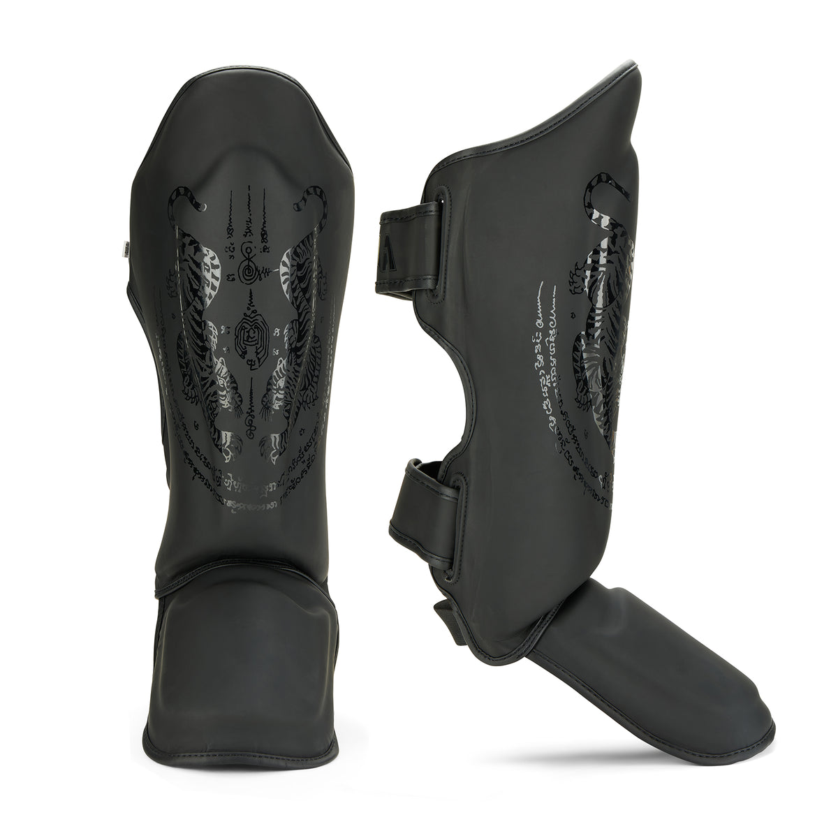 Pro MMA Stand Up Muay Thai Twin Tiger Shin Instep Guards