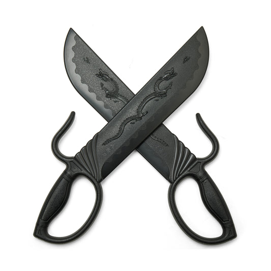Black Polypropylene Dragon Wing Chun Knives