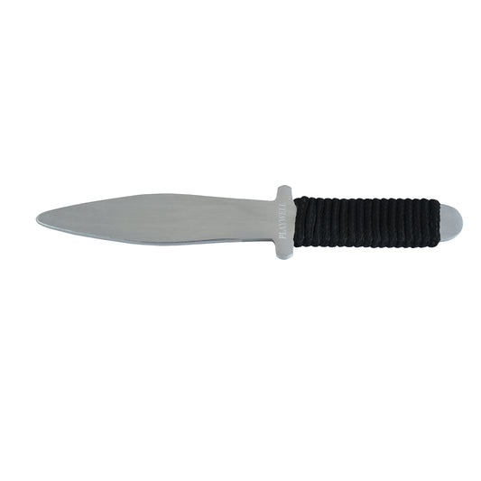 Metal Blunt Roped Grip Training Knive : No 1