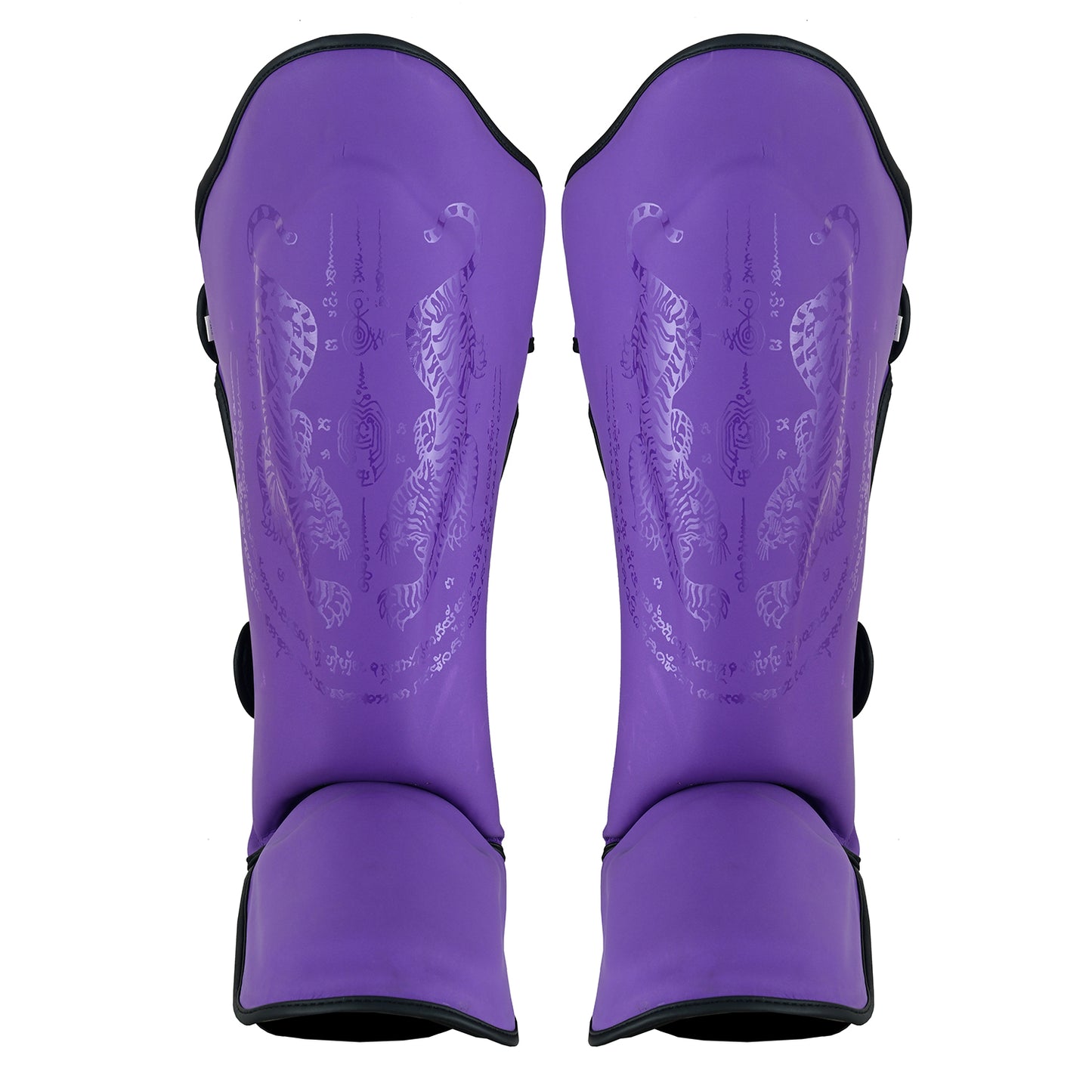 Twin Tigers Muay Thai Boxing Gloves, Shin Pads & Shorts - Purple