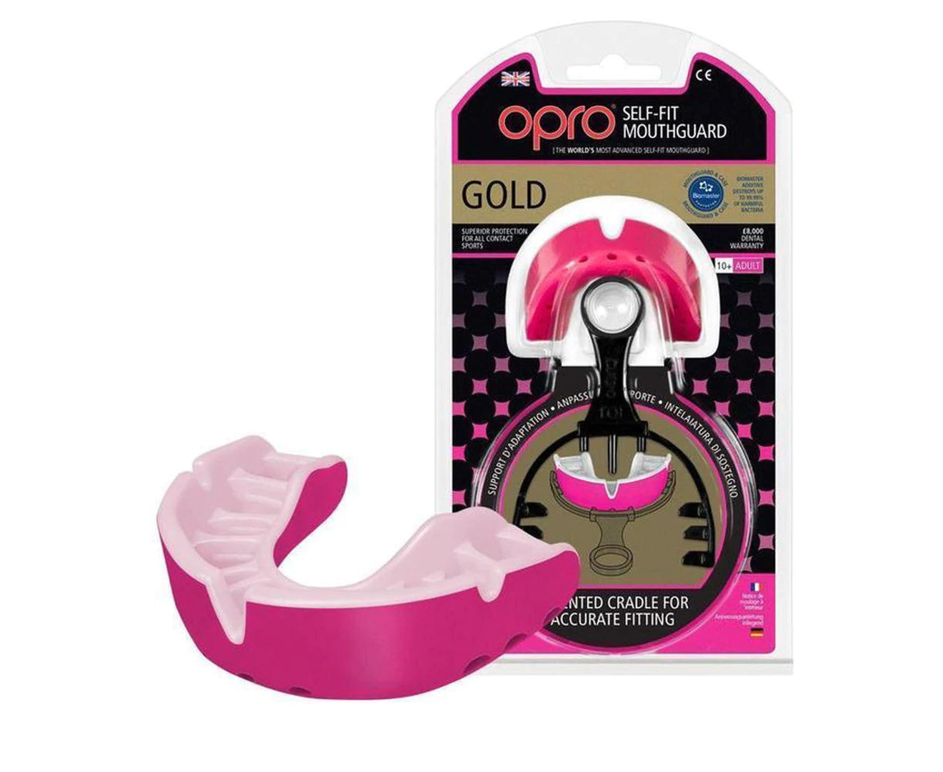 OPRO Adults Gold Gen 3 Self Fit Mouthguard