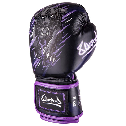 8 Weapons Kids Muay Thai Boxing Gloves  - Bestial Panther