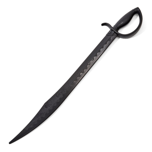 Black Polypropylene Pirate Cutless Sabre Sword - PRE ORDER