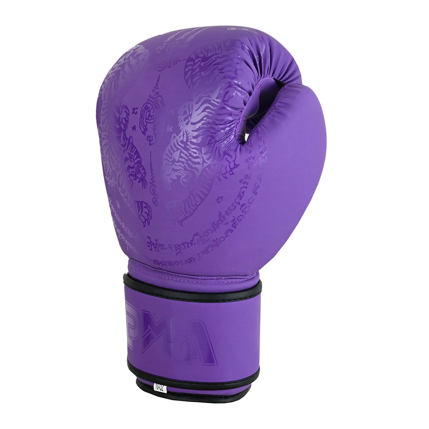 PMA Twin Tigers Muay Thai Boxing Gloves & Shin Pads Set - Purple