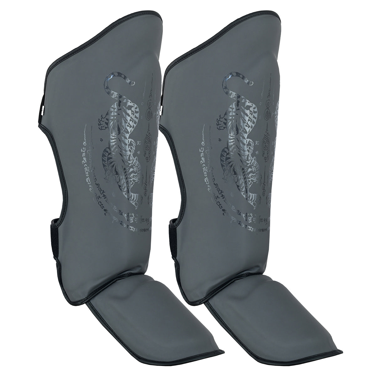 PMA Twin Tigers MMA Sparring Gloves & Shin Pads Set - Grey