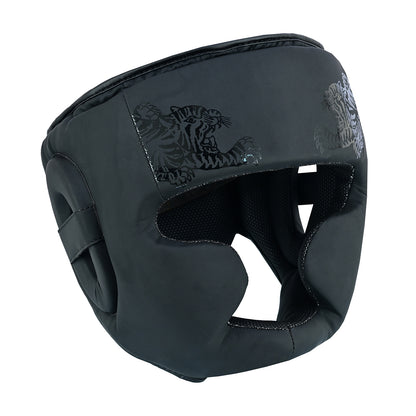 Twin Tigers MMA Sparring Headguard, Gloves & Shin Pads - Black
