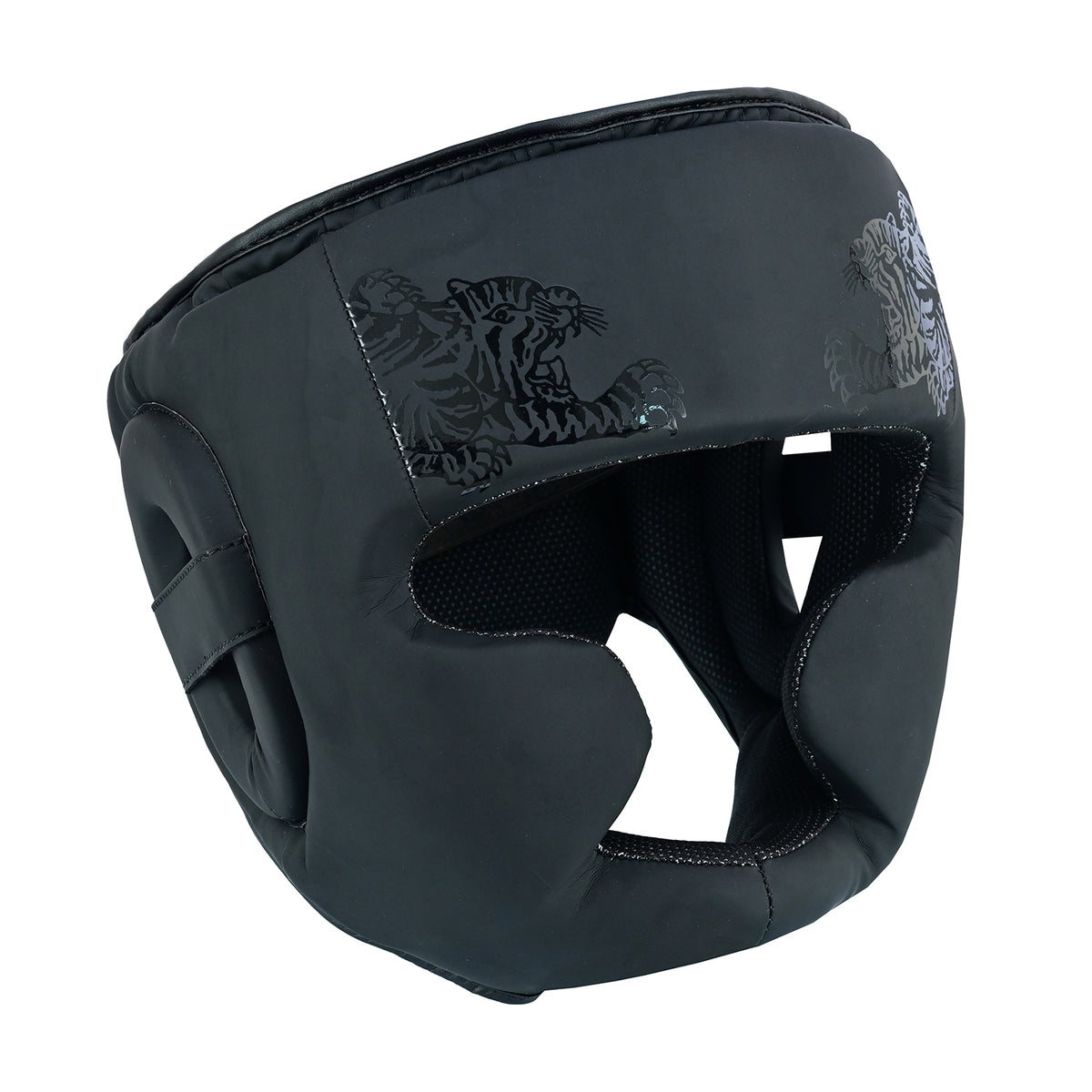 Twin Tigers MMA Sparring Headguard, Gloves & Shin Pads - Black