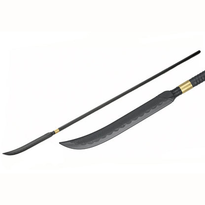 Black Polypropylene Full Contact Long Pole Naginata Stick