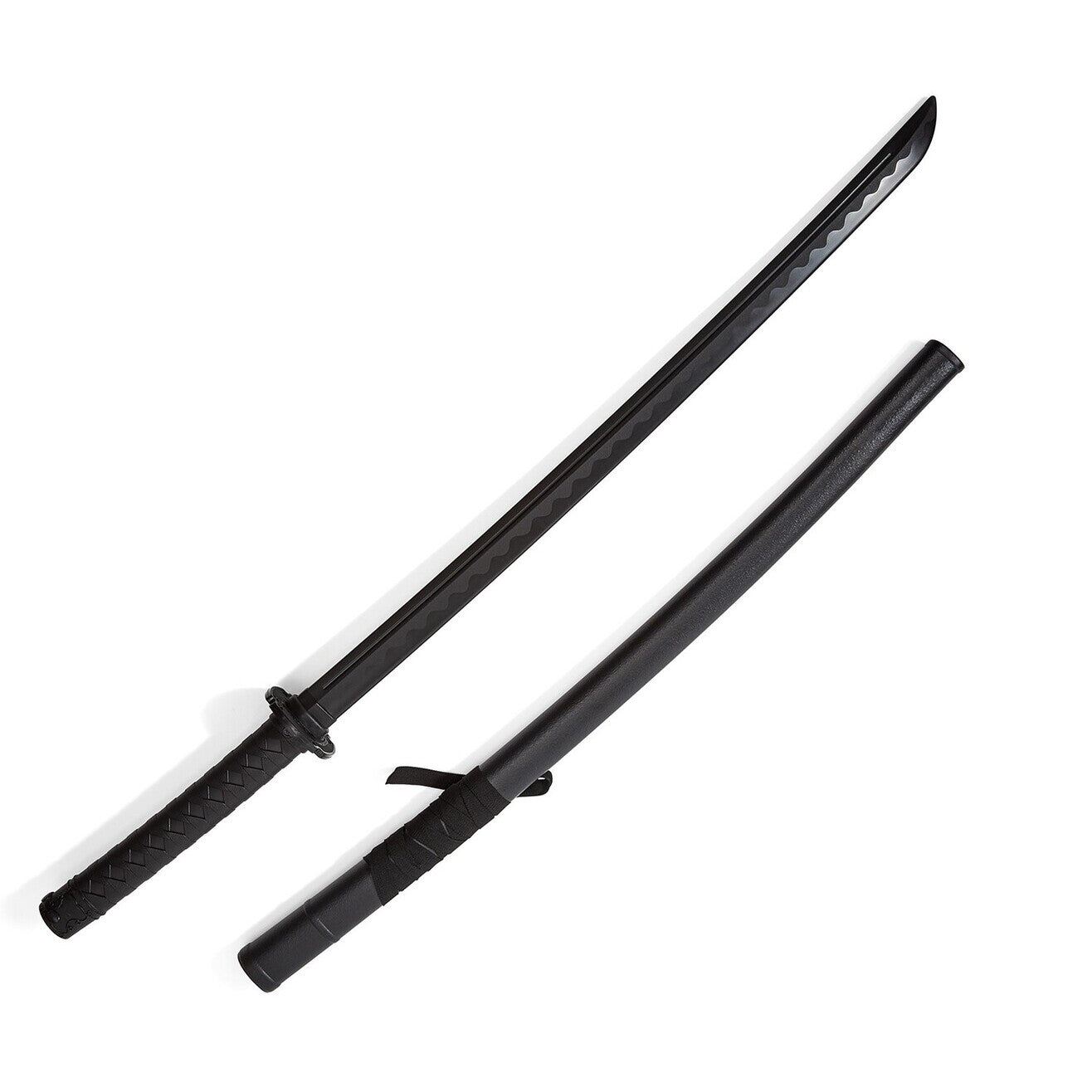 Black Polypropylene Full Contact Samurai Katana With Scabbard