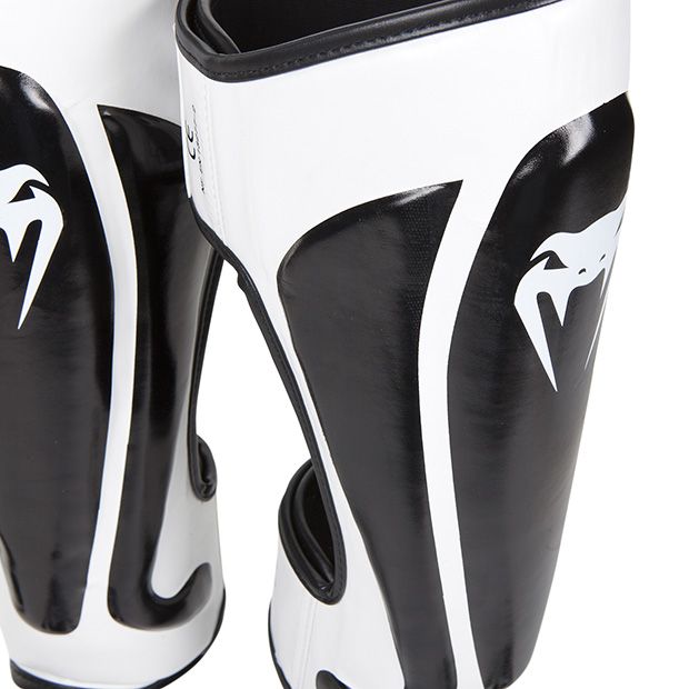 Venum MMA Muay Thai Elite Predator Shin Guards - White/Black