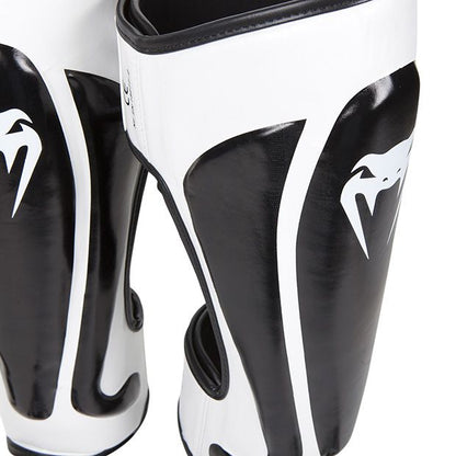 Venum MMA Muay Thai Elite Predator Shin Guards - White/Black