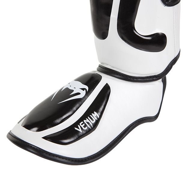 Venum MMA Muay Thai Elite Predator Shin Guards - White/Black
