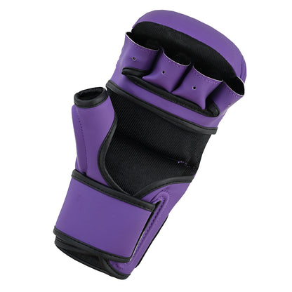Playwell MMA "Twin tiger" 7oz Sparring Gloves - Purple