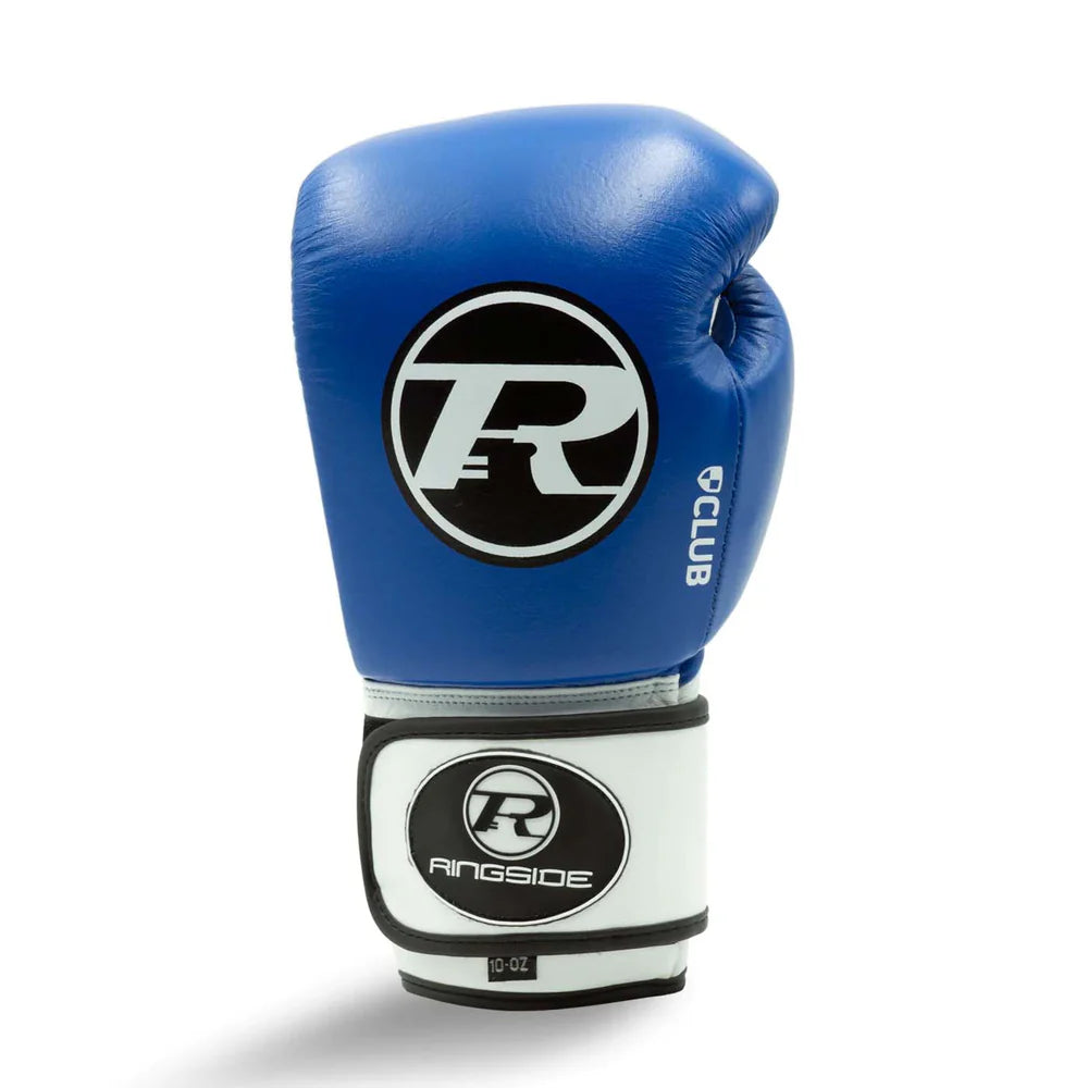 Ringside Leather Club Boxing Gloves - Blue