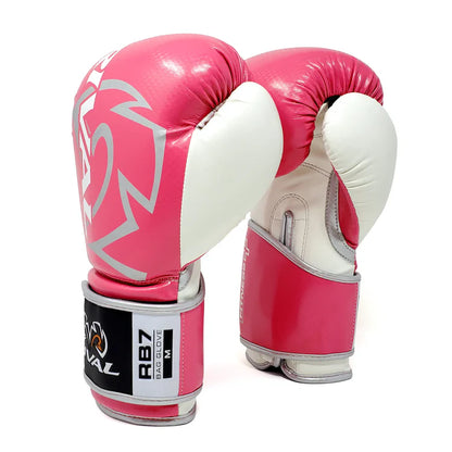 قفازات الملاكمة Rival Boxing RB7 Fitness Plus Bag Gloves - وردي