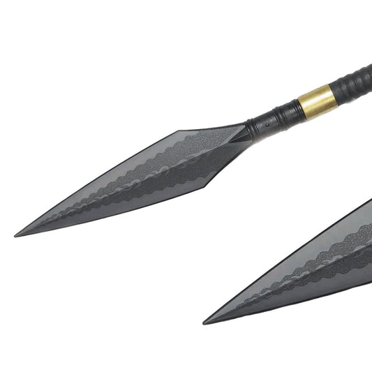 Black Polypropylene Full Contact Long Pole Spear Stick - S009