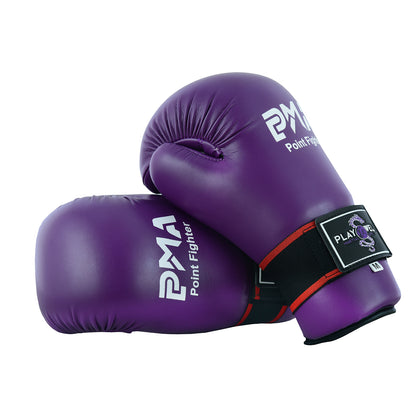 Semi Contact Point Sparring Gloves: Purple