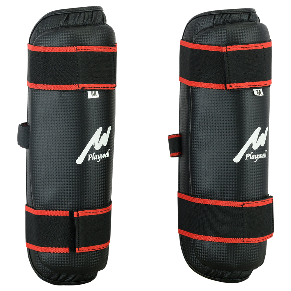 Semi Contact Kick Boxing Black Shin Guards - SPECIAL OFFER