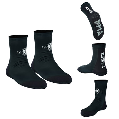 Childrens Martial Arts School Tatami Mat Training Socks - Black