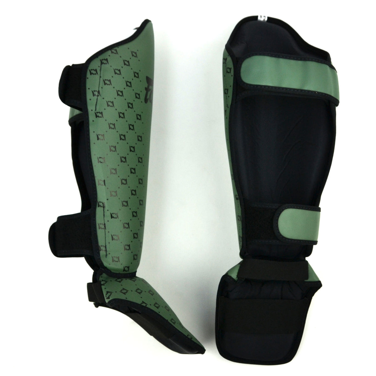 Fairtex SP5 Muay Thai Shin Pads - Olive Green