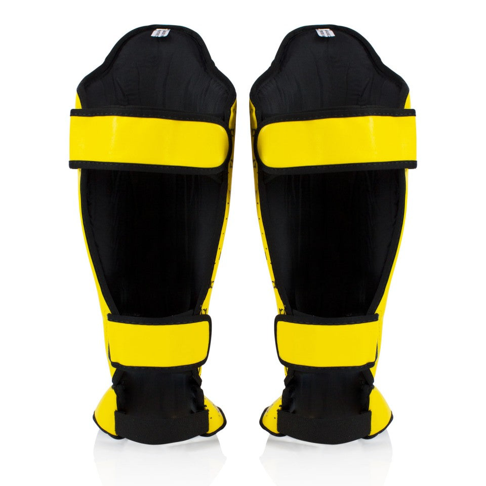 Fairtex SP5 Muay Thai Shin Pads - Yellow