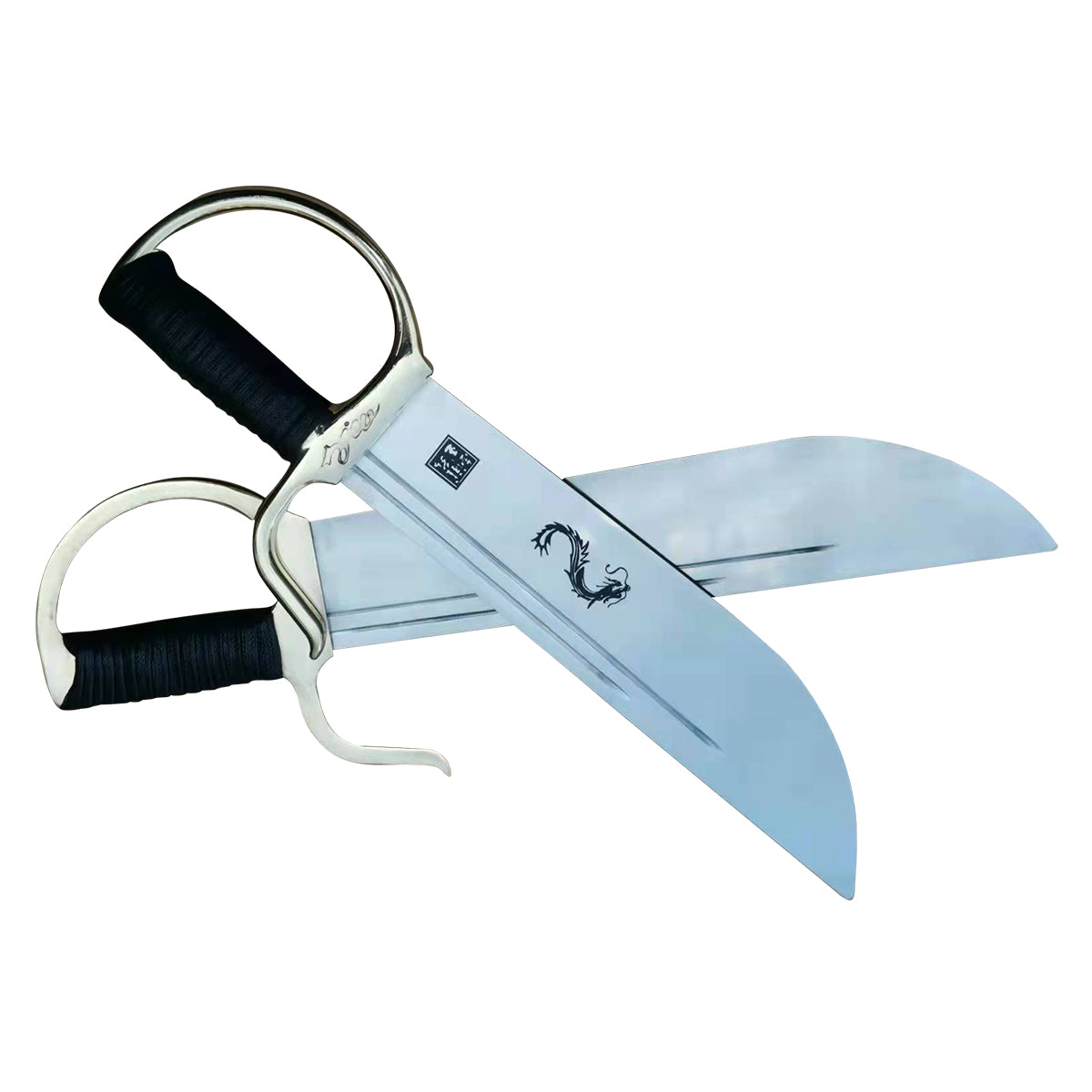 Masters Hand Forged Deluxe Dragon Straight  Wing Chun Knives