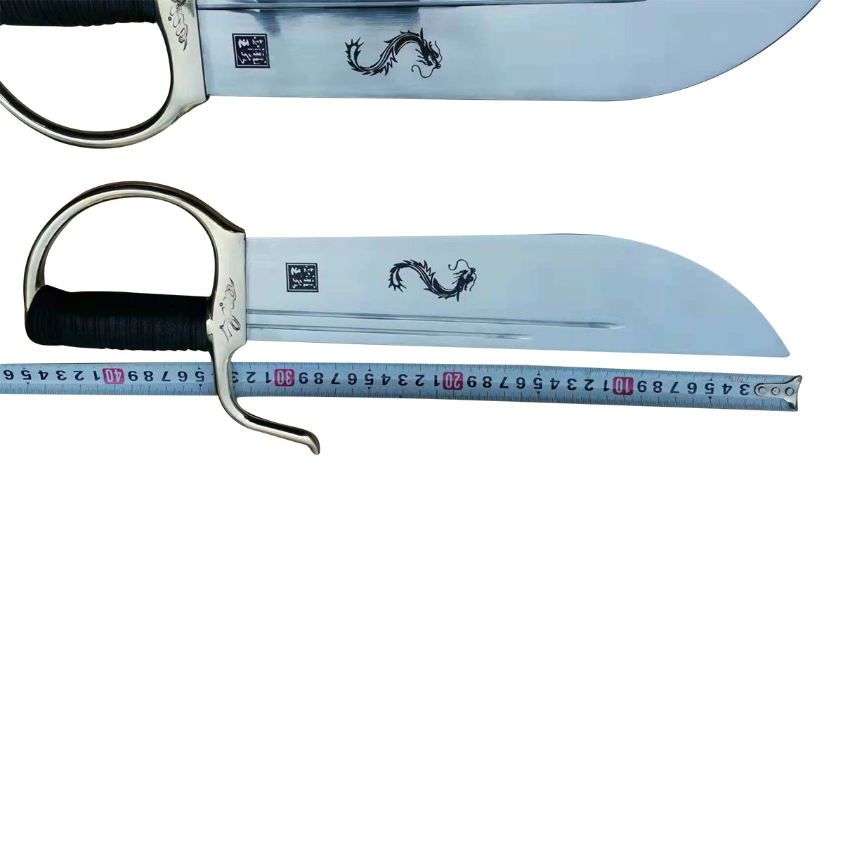 Masters Hand Forged Deluxe Dragon Straight  Wing Chun Knives