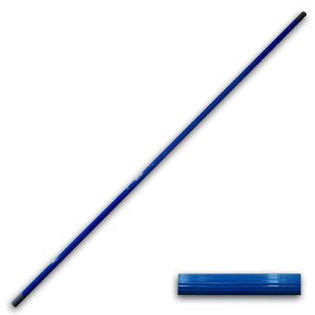 Heavy Striped Bo Staff Aluminium - Blue