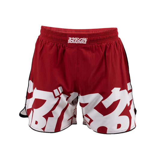 Scramble Baka Grappling Fight Shorts - Red