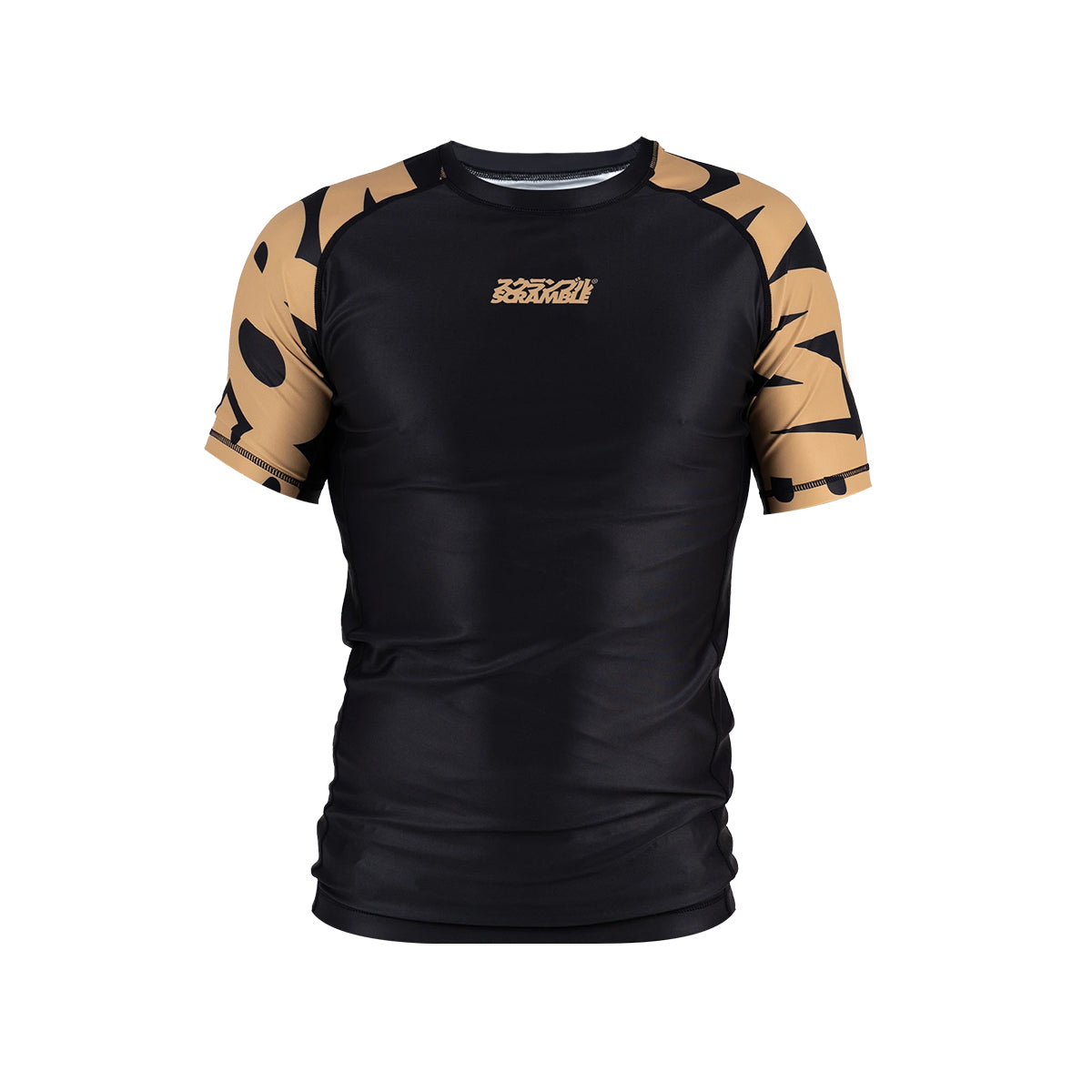 Scramble Baka Short Sleeve Rash Guard - Gold