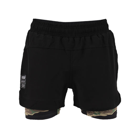 Scramble Combo Hybrid Grappling Fight Shorts - Tiger