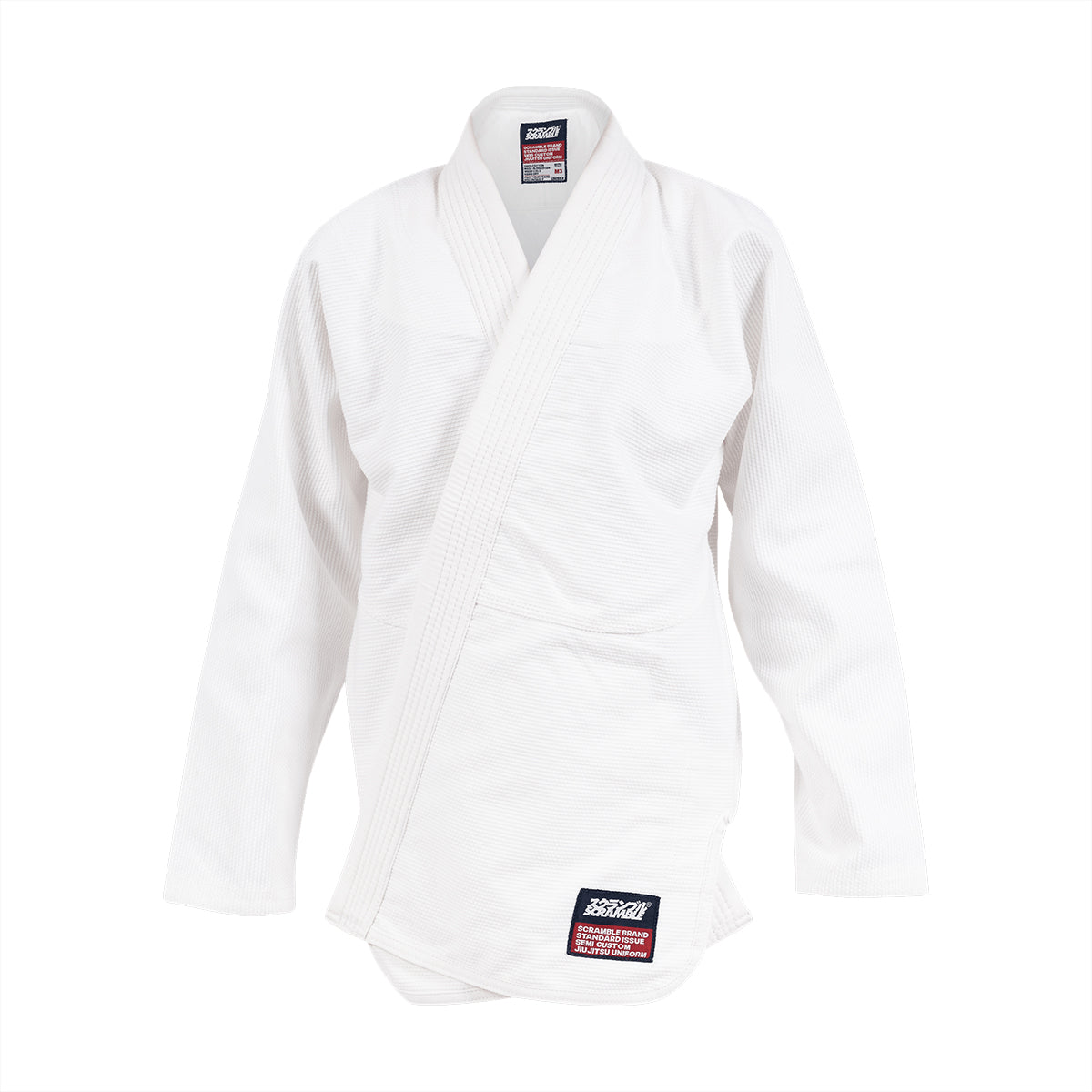 Scramble Kids Standard Issue Jiu Jitsu Gi - White