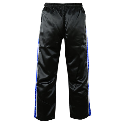 Full Contact Competition Striped Trousers - Black/Blue   - NEW