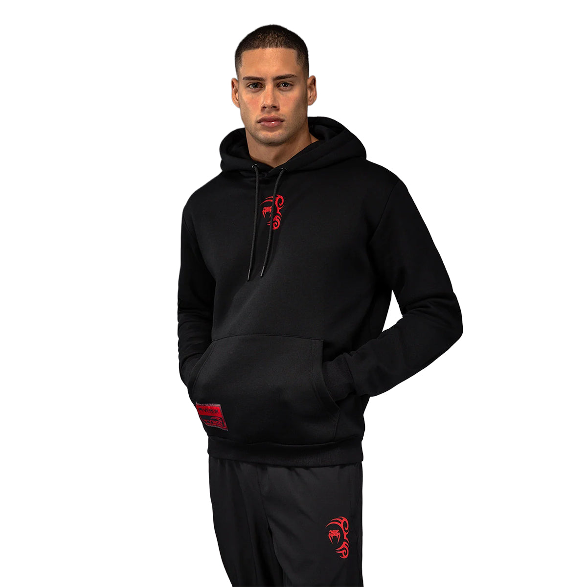 Venum x Mike Tyson Tiger Hoodie - Deep Black/Intense Red