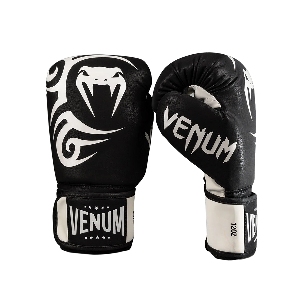 Venum Mike Tyson Replica Boxing Gloves - Deep Black/Optical Whit