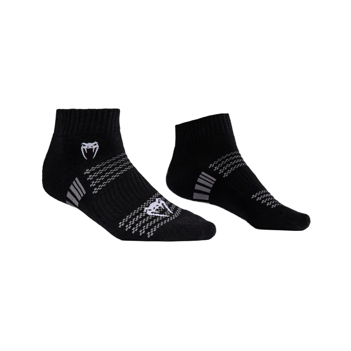 Venum Vector Ankle Socks 3 Pack - ( Large Size ) - Black/Grey