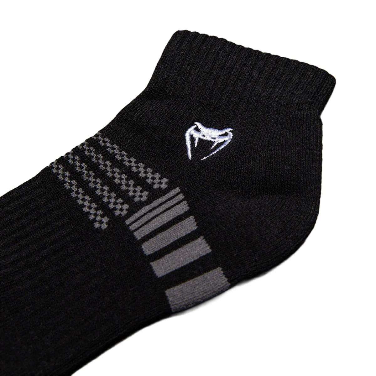 Venum Vector Ankle Socks 3 Pack - ( Large Size ) - Black/Grey