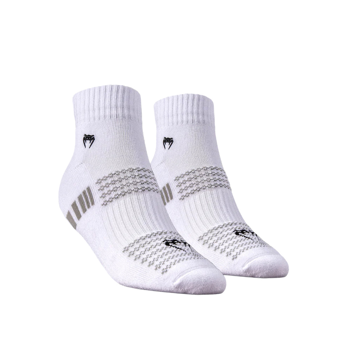 Venum Vector Ankle Socks 3 Pack - ( Large Size ) - White/Grey