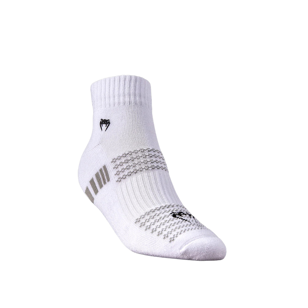 Venum Vector Ankle Socks 3 Pack - ( Large Size ) - White/Grey