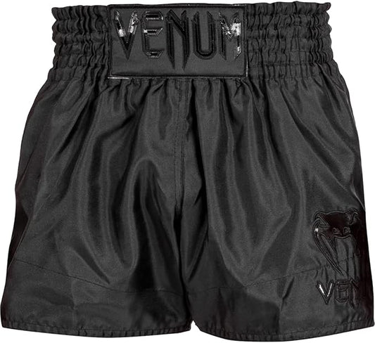 Venum Classic Muay Thai Shorts  - Black/Black