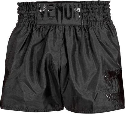 Venum Classic Muay Thai Shorts  - Black/Black