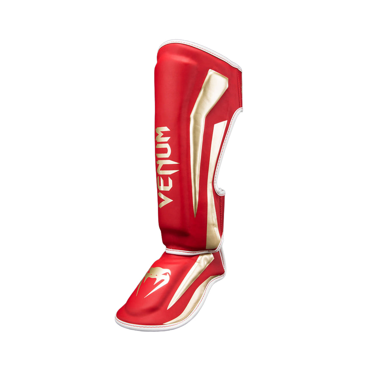 Venum Muay Thai Stand Up Elite Shin Guards - Red