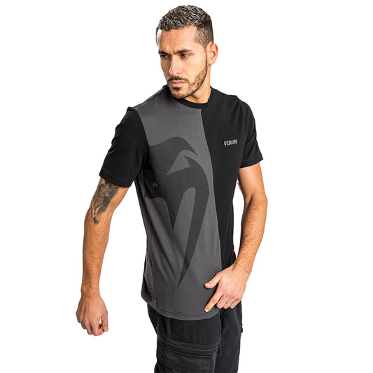 Venum MMA Giant Split T shirt  - New  - Grey/Black
