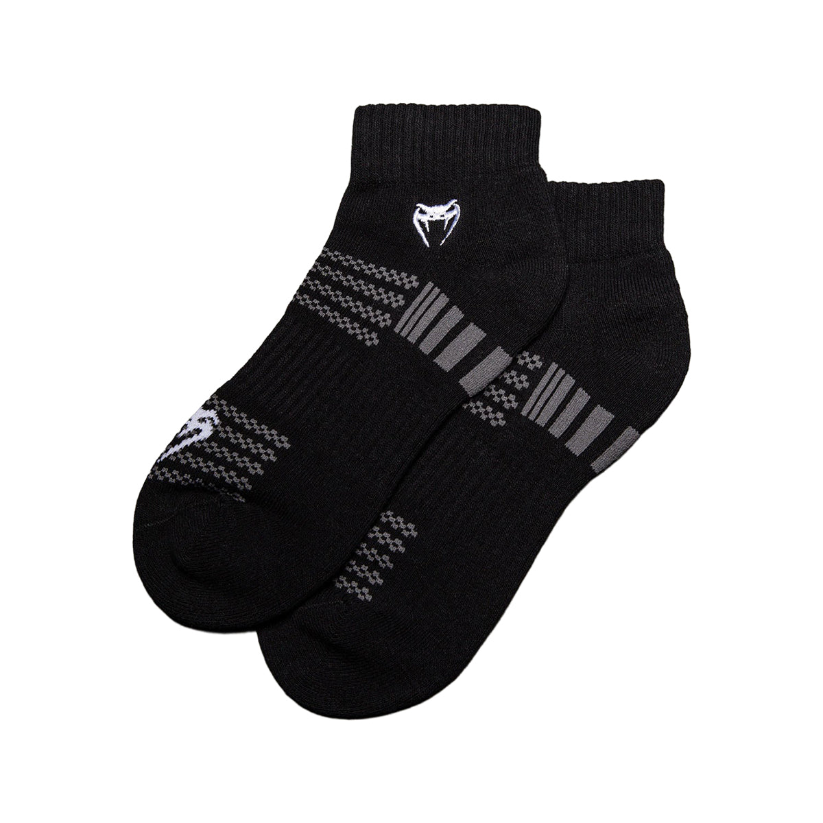 Venum Vector Ankle Socks 1 Pack - ( Large Size ) - Black/Grey