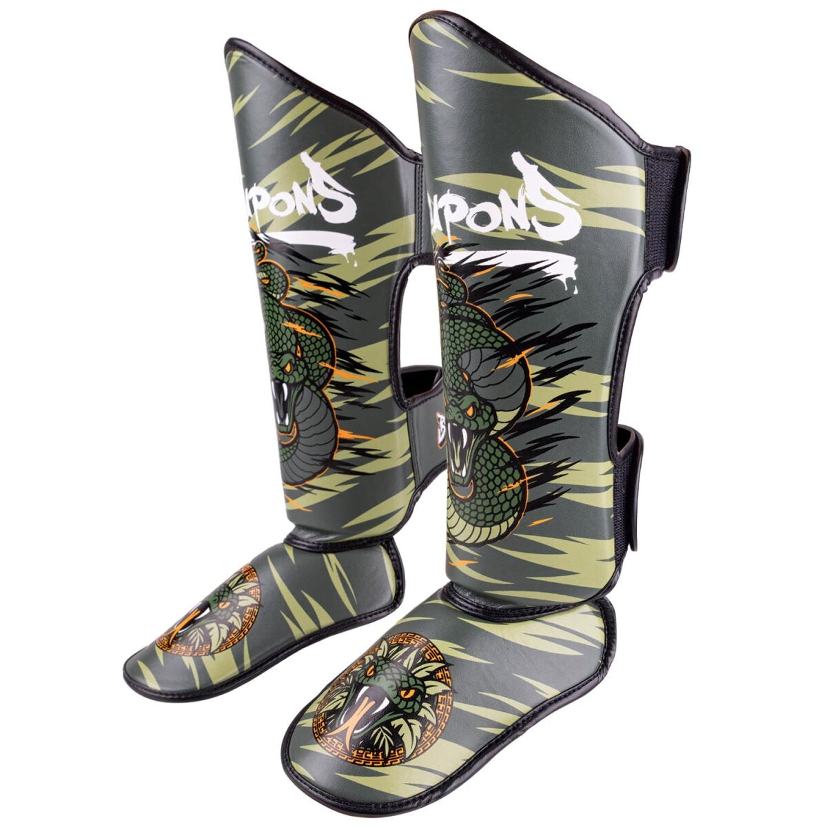 8 Weapons Kids Viper Muay Thai Shin Guards