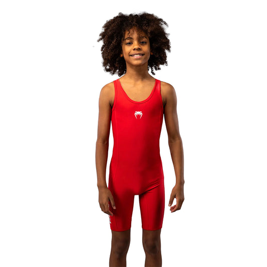 Venum Challenger Kids Wrestling Singlet - Red