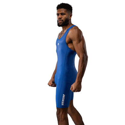 Venum Challenger Men's Wrestling Singlet - Blue